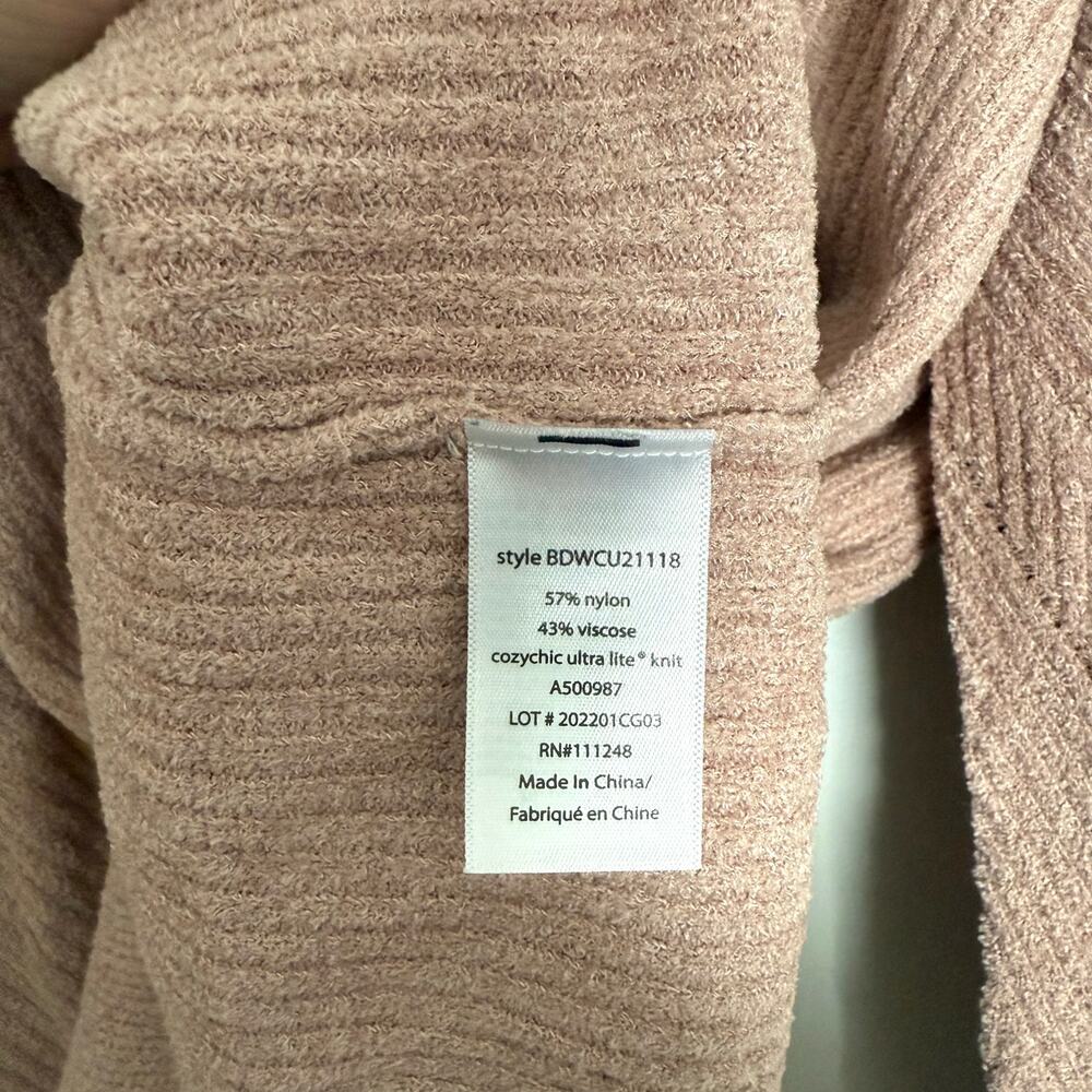 Barefoot Dreams Sweater Women’s Size XL Pink V-Neck Style #: BDWCU21118 - Picture 3 of 6